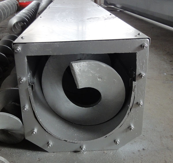 U型无轴螺旋输送机